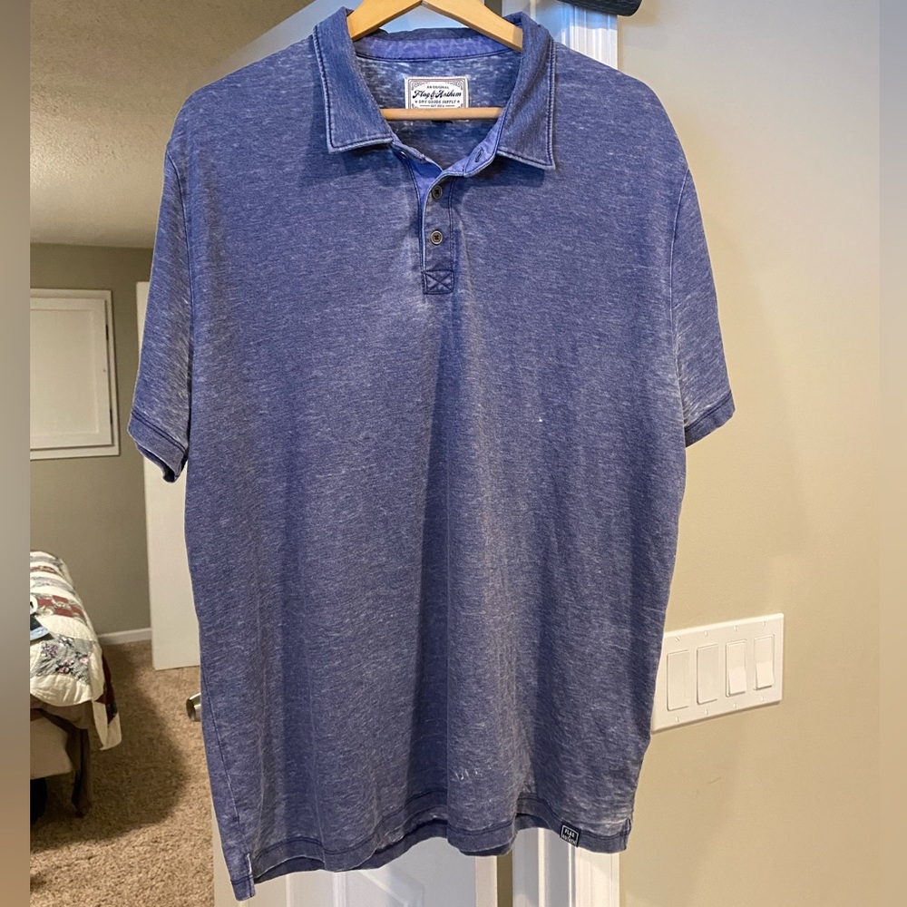 Flag Anthem Relaxed Collared T-Shirt